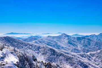 설경(덕유산설경)