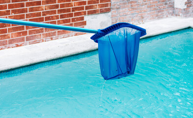 Pool Leaf Skimmer, Pool Cleaning and Maintenance Tools, Picture of a Pool Leaf Skimmer, Pool Leaf Skimmer