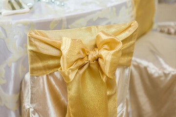 golden decorative wedding chairs