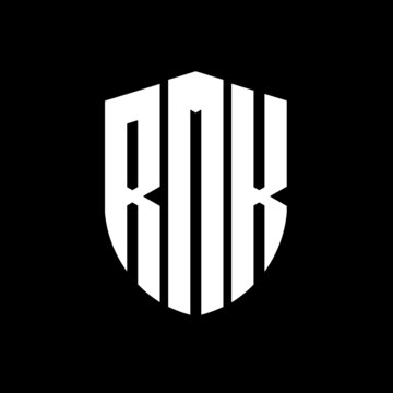 RMK letter logo design. RMK modern letter logo with black background. RMK creative  letter logo. simple and modern letter logo. vector logo modern alphabet font overlap style. Initial letters RMK 
