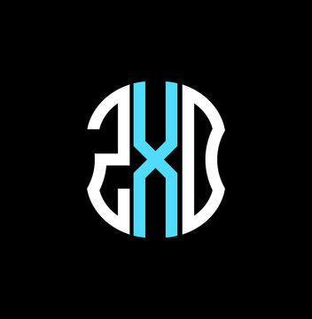 ZXD letter logo creative design with vector graphic