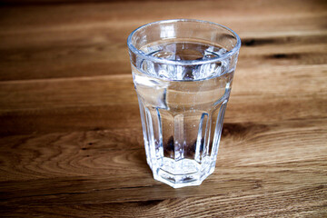 VISION stock image glass of water
