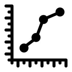 statistics glyph icon