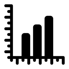 statistics glyph icon