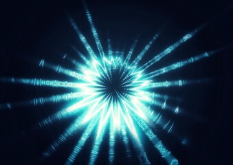 青い光線の抽象的な背景