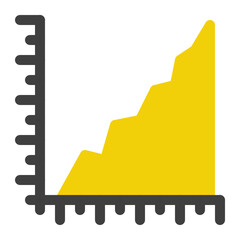 statistics line color icon