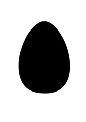 illustration of an egg in vector art 