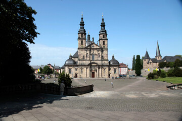 Der Dom St. Michael in Fulda. St. Michael, Fulda, Hessen, Deutschland, Europa   --
The Cathedral of St. Michael in Fulda. St. Michael, Fulda, Hesse, Germany, Europe