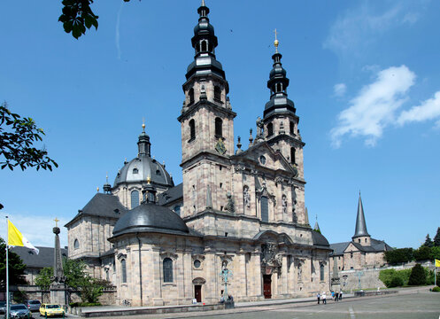 Der Dom St. Michael in Fulda. St. Michael, Fulda, Hessen, Deutschland, Europa   --
The Cathedral of St. Michael in Fulda. St. Michael, Fulda, Hesse, Germany, Europe