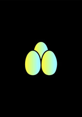 illustration of egg best graphics design in vector art
