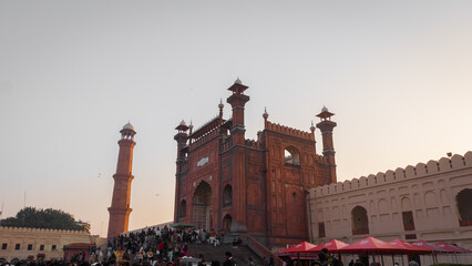 Entrance to the Badshahi Mosque