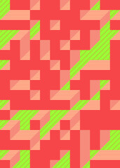 Implementation of Edward Zajec’s “Il Cubo” from 1971. Essentially a Truchet tile set of 8 tiles and rules for placement art illustration