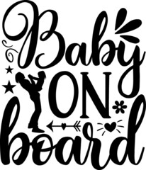 Obraz premium baby svg design cut file