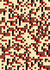 Implementation of Edward Zajec’s “Il Cubo” from 1971. Essentially a Truchet tile set of 8 tiles and rules for placement art illustration