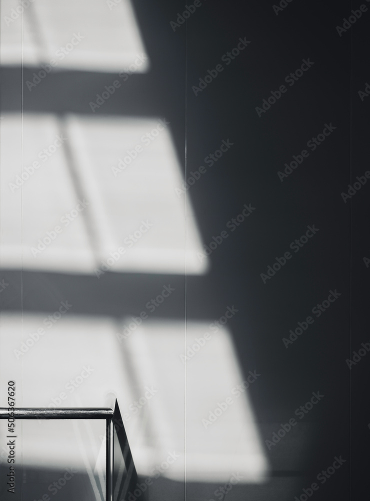 Poster architecture details modern building cement wall shade shadow abstract background