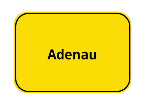 Ortseingangschild - Adenau