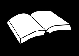 illustration of  a book in vector art