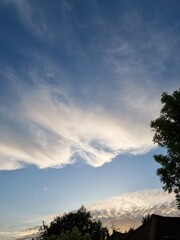 sunset in the mountains