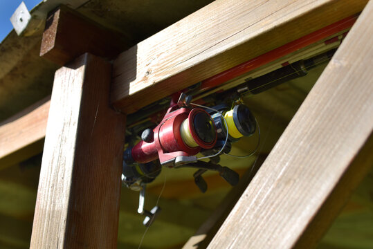 moulinet de p&ecirc;che au lancer