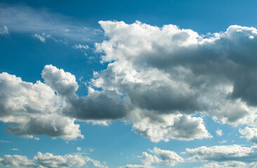 Obraz premium Sky clouds, Cumulus, Stratocumulus,arranged in an interesting form