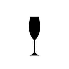 Wine glass icon isolated on white background