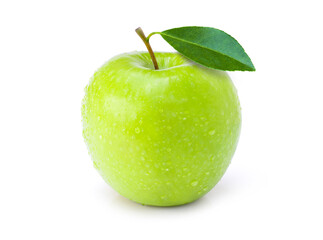 green apple isolated on white