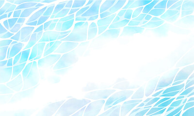 水面の背景フレーム