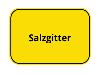 Ortseingangsschild - Salzgitter