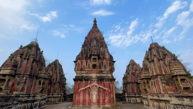 Timelapse of old architecture of Raj Palace located at Rajnagar, Built by Darbhanga Maharaj, Bihar tourism