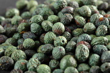 Fototapeta na wymiar Pistacia terebinthus, Fruits of Terebinth. Menengic seeds. Citlembik.