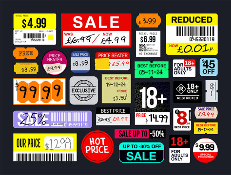 Old Price Sticker Images – Browse 19,016 Stock Photos, Vectors