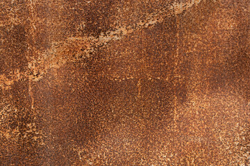 Old rust metal textured panel. Full Frame Iron rust background