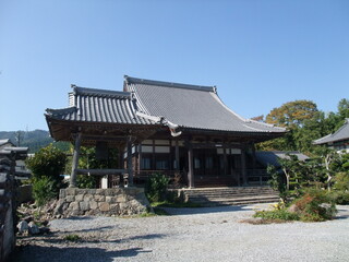 Obraz premium 明泉寺 鐘楼 本堂 岐阜県 垂井町