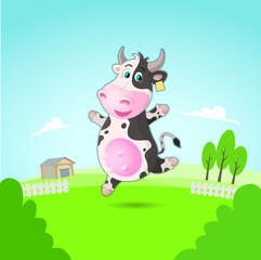 petite vache dansante