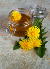 Healthy dandelion jam