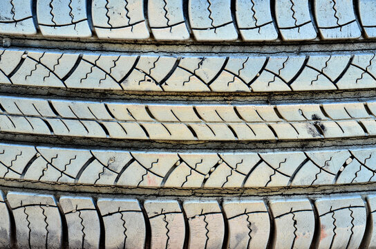 old car tire pattern