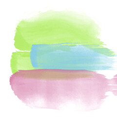 Watercolor background. Abstract colorful background. Vector illustration. Watercolor stroke on a white background.