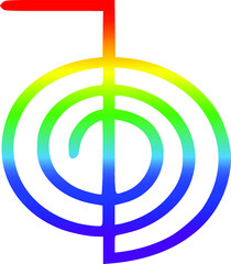 Cho Ku Rei is the first and main symbol of Reiki, often used in practices. Responsible for opening the source of energy, access to Reiki energy