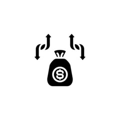 Profit  icon in vector. Logotype