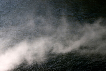 Smoke over the water