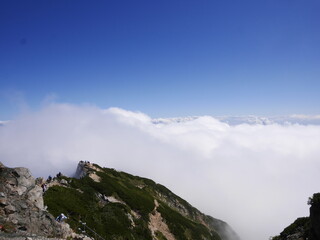 Fototapeta na wymiar 唐松岳