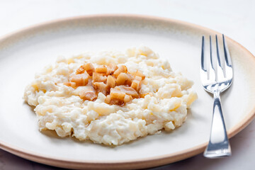 typical Slovakian food called halusky