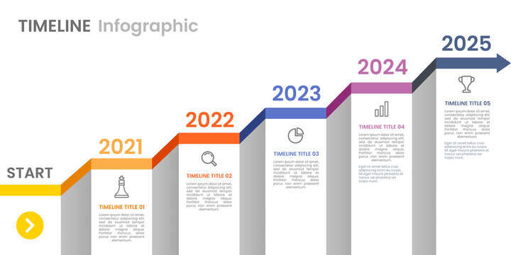 Ladder Infographic Design To Company Success