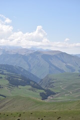 landscape with mountains