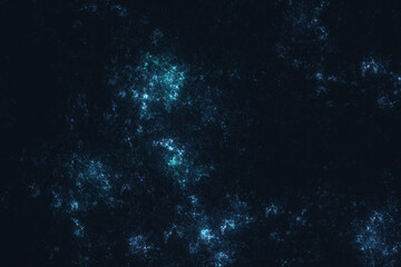 Spirit of the cosmic nebula in futuristic stylistic. Space decorative 3d render background