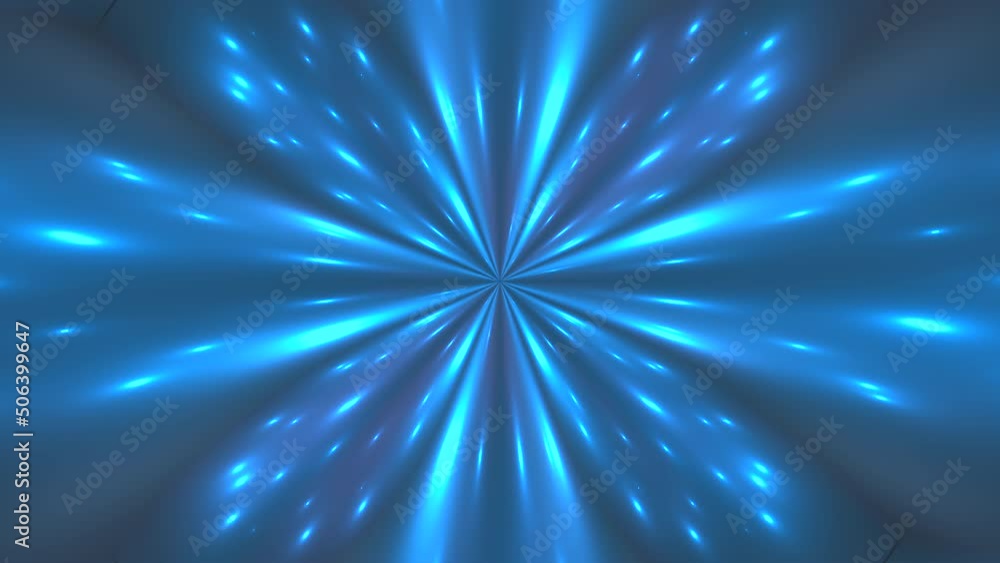 Poster flickering kaleida. computer generated 3d render