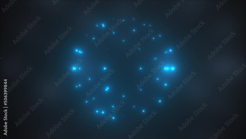 Poster flashing lights. computer generated 3d render