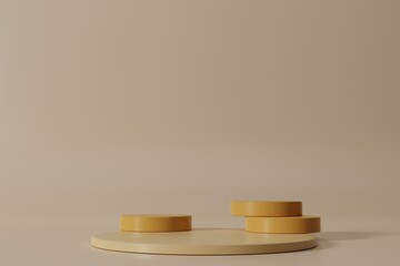 product display background on 3d render