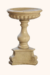 marble holy water font for blessing and Christian religion-