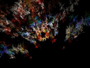 Imaginatory fractal abstract background Image